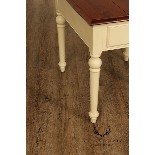 2000 - 2009 Ethan Allen 'Country Crossings' One-Drawer Side Table For Sale - Image 5 of 18