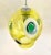 Bespoke Italian Organic Yellow Green White Tulip Murano Glass Pendant Light For Sale - Image 9 of 13