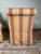 Pair of Upholstered Striped Slipper Chairs With Lumbar Pillows For Sale In Boston - Image 6 of 8