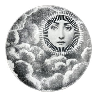 Fornasetti Themes and Variation Porcelain Plate, Pattern #101 For Sale