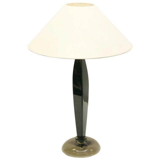 Murano Glass Table Lamp by Flavio Poli for Seguso, 1960s For Sale - Image 6 of 6