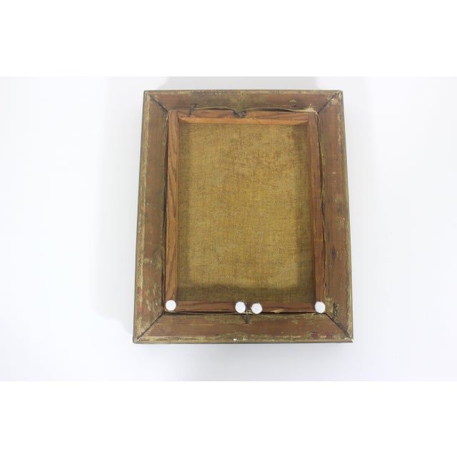 Vintage Floral Still Life Oil Painting in Gilt Wood Frame For Sale - Image 9 of 13