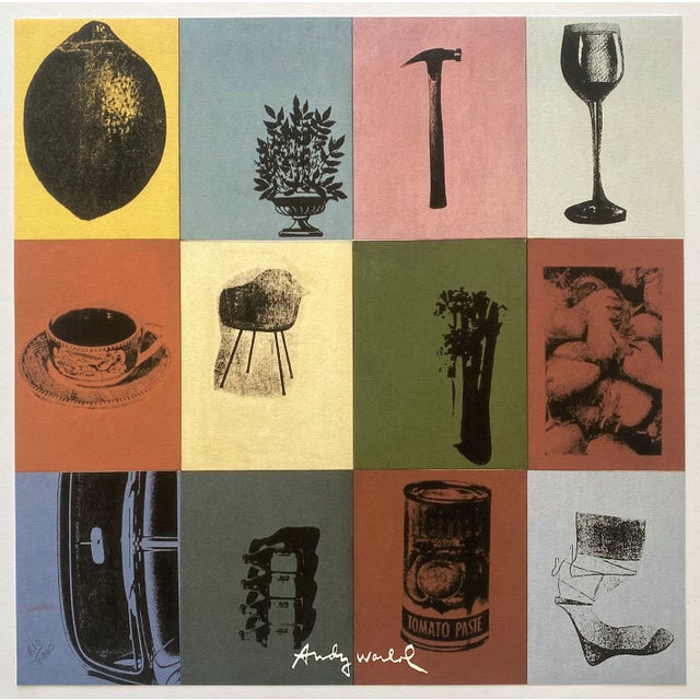 Andy Warhol Vintage 1986 Limited Edition Large Fine Art Lithograph Print " Corporate Trade Ad : Container Corporation of America " 1963 For Sale - Image 11 of 12