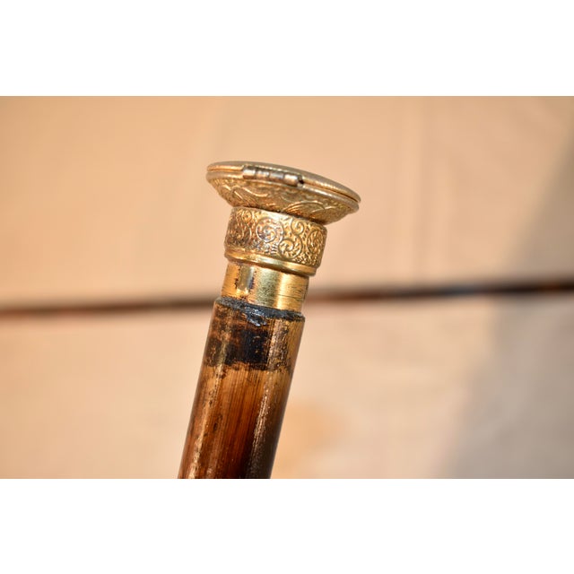 Late 19th Century English Sword Cane With a Snuff Top For Sale In Greensboro - Image 6 of 9