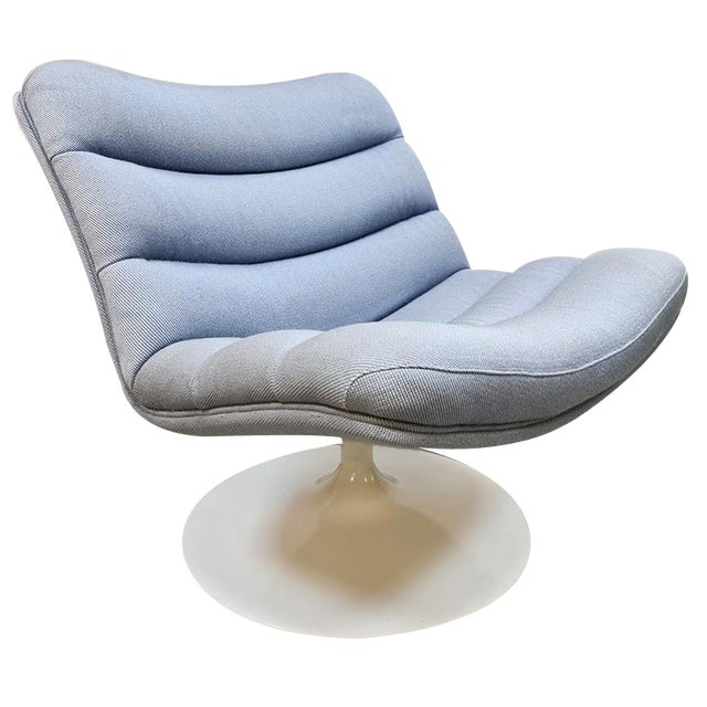 Vintage Dutch Swivel Chair F978 by Geoffrey Harcourt for Artifort, 1960s For Sale