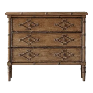 Matthew Izzo Home Bamboo Three Drawer Dresser