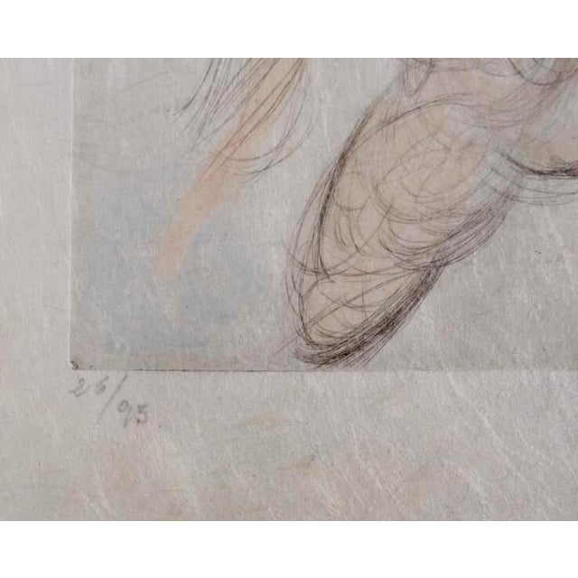 1970s Dali Peties Nus (Ronsard) E Hand Signed Numbered Etching Surreal Art For Sale - Image 4 of 4