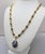 Mid-Century Modern Vintage 1960s Signed Jomaz Goldtone Grey & White Cabochon Necklace For Sale - Image 3 of 12