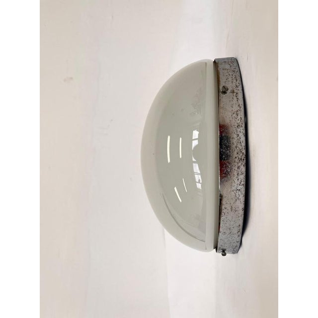 Bauhaus Chrome Bauhaus Ceiling or Wall Lamps, 1930s, Set of 2 For Sale - Image 3 of 9