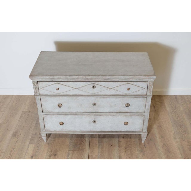 Gustavian (Swedish) 19th Century Swedish Commode Circa 1860 For Sale - Image 3 of 7