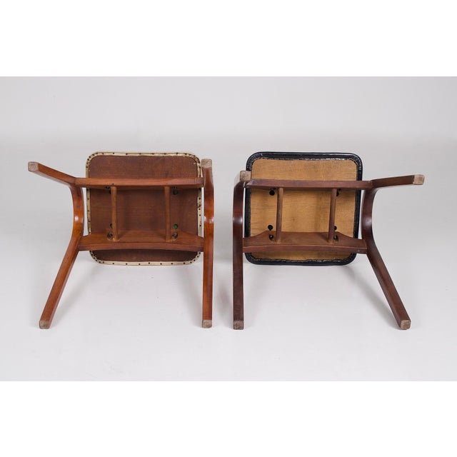 Stools by Isamu Kenmochi for Akita Mokko, 1960s, Set of 2 For Sale - Image 9 of 11