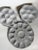 1970s Oyster Dish and Plates from Sarreguemines, France, 1970, Set of 13 For Sale - Image 5 of 16