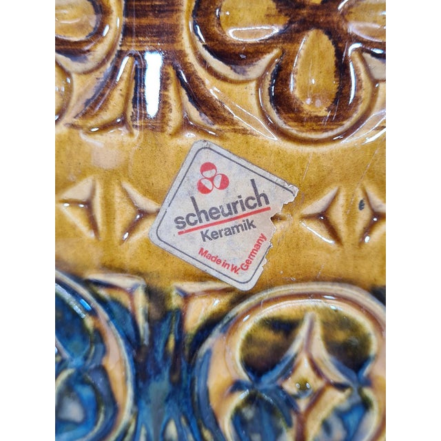 Ceramic 289-47 Vase with Relief Decor from Scheurich Keramik, West Germany, 1970s For Sale - Image 4 of 11