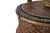 Antique Chinese Wood & Woven Food Basket With Lid For Sale - Image 11 of 15