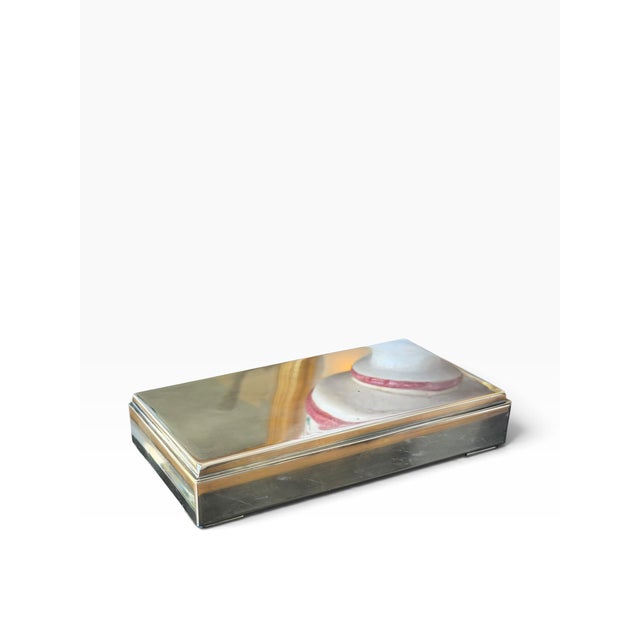 Art Deco Dragsted Danish 925 Sterling Silver Box For Sale - Image 10 of 12