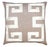 Gorgeous designer pillows in Natural tan linen and decorative grosgrain trim. Comfy down blend pillow fill. 22x22 (Pair /...