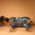 Bronze Late 19th Century Pair of Cloisonné Enamel Gilt Bronze Horse Figures, 14200g Total, Qianlong Mark For Sale - Image 8 of 10
