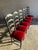 Introduction Elegant vintage dining chairs featuring sculpted black wooden frames and striking red velvet seats. Their...