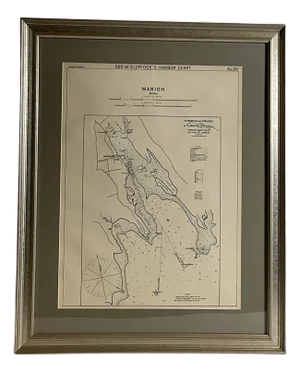 Mariners Chart of Marion Massachussets by George Eldridge 1901