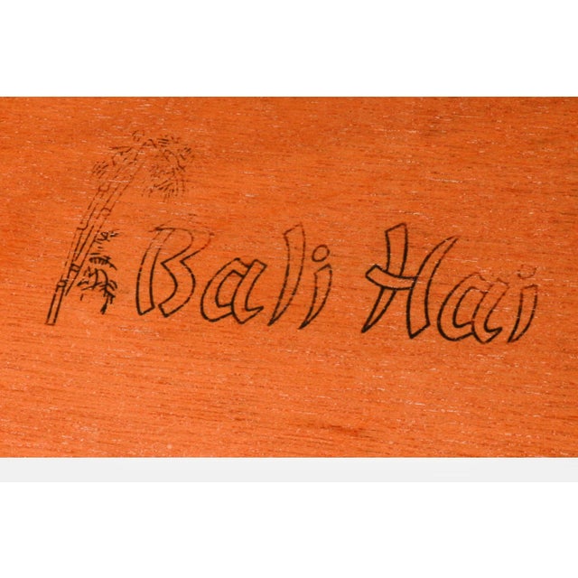 Vintage Henry Link Bamboo Highboy Tall Dresser For Sale - Image 11 of 11