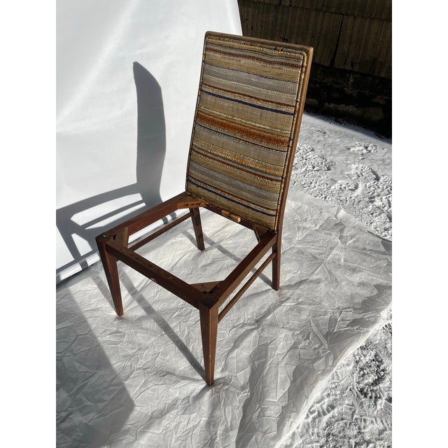 Brown MCM Dillingham Walnut Dining Side Chair For Sale - Image 8 of 10