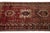 Handmade Red Heriz Persian Wool Runner With Allover Pattern For Sale - Image 4 of 8