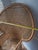 1990s Wicker Fan Back Chair For Sale - Image 9 of 10