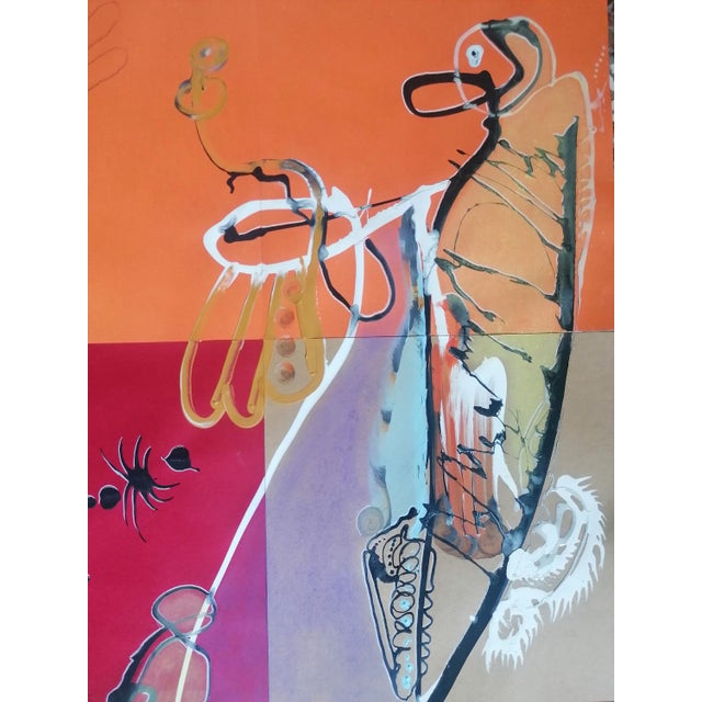 Stefano Mazzolini, Ga Opouj, 2017, Acrylic on Paper For Sale - Image 4 of 10