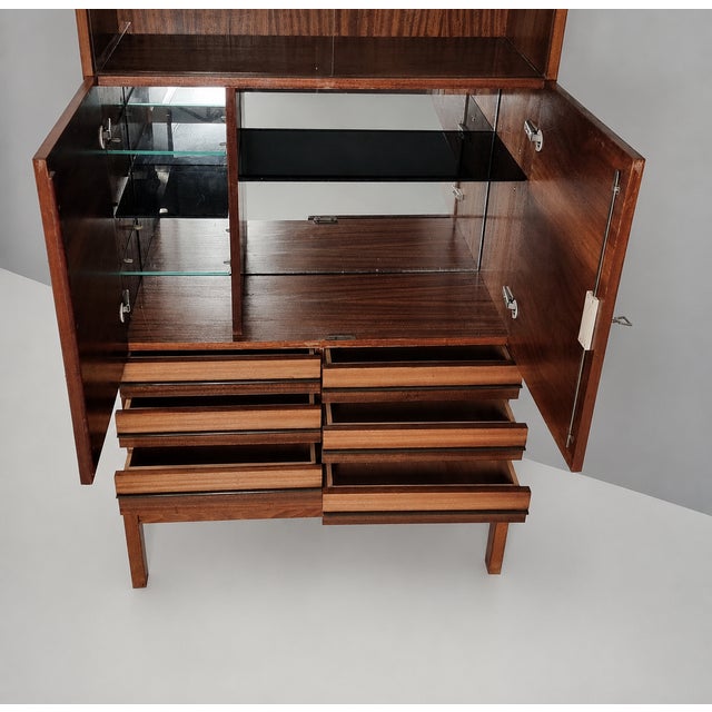 Vintage Bookcase in Beech, 1970s For Sale - Image 6 of 10