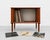 1960s Danish Mid Century Modern Tambour Door Jr. Credenza / Vinyl Record Storage Cabinet, Circa 1960's For Sale - Image 5 of 13