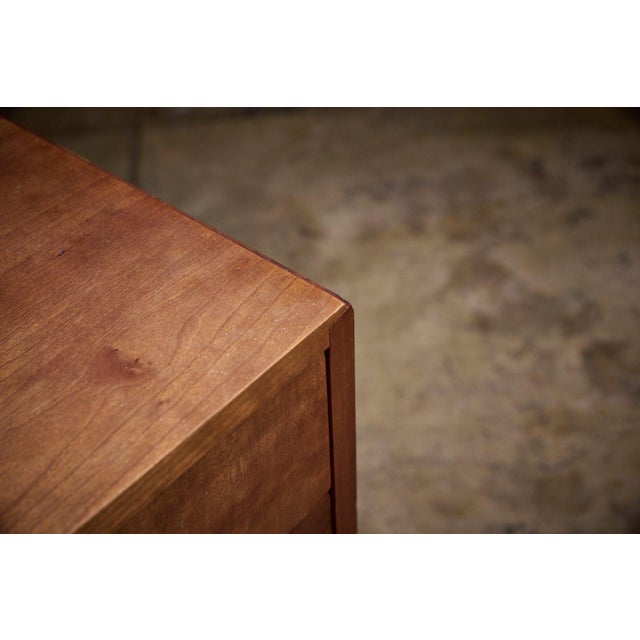 Mid 20th Century Late 20th Century Three-Drawer Pedestal Table by George Nakashima For Sale - Image 5 of 9