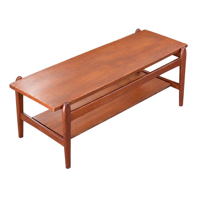 Vintage Teak Coffee Table For Sale