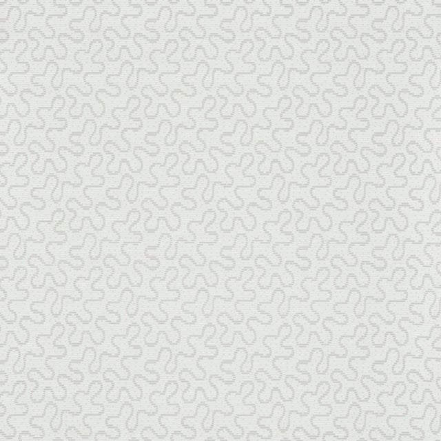 Schumacher Sample - Schumacher X Celerie Kemble Meander Wallpaper in Haze For Sale - Image 4 of 4