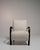 Mid 20th Century France Mid-century Modern Cream Wood Armchair For Sale - Image 4 of 10