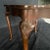 Vintage British Queen Anne Style Carved Mahogany Game Table For Sale - Image 4 of 11