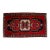 Hand-Knotted Small Turkish Rug Colorful Entry Decor Doormat 21"x37" For Sale