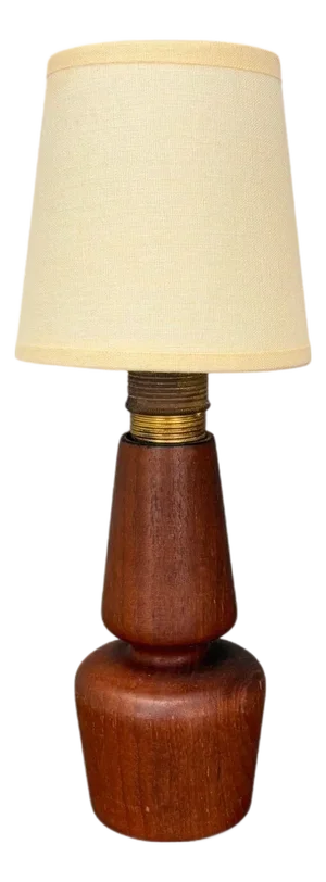 Swedish Modern, Teak, Small Table Lamp, Sweden, 1940s