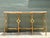 Mid-Century Modern Vintage Twisted Iron and Marble Console Table For Sale - Image 3 of 18