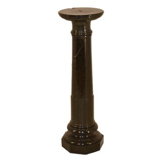 English Edwardian Marble Pedestal, Circa 1900 For Sale