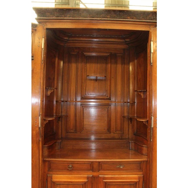18th Century Regency Castle Wardrobe For Sale - Image 6 of 18