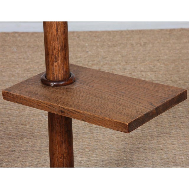1950s Vintage Floor Lamp in Oak, 1950s For Sale - Image 5 of 11