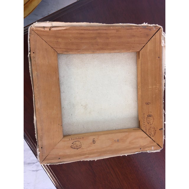 Midcentury Modern Abstract on Board For Sale - Image 9 of 11