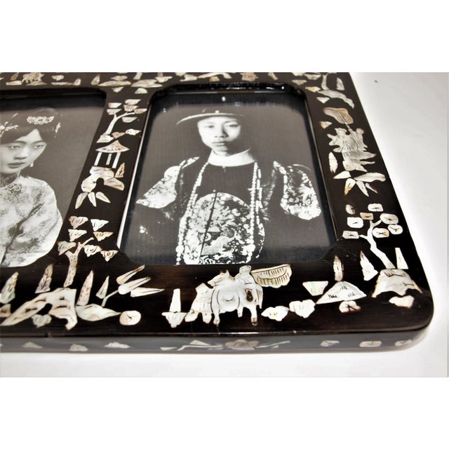 Early 20th Century Papier Mache Double Picture Frame For Sale - Image 4 of 8