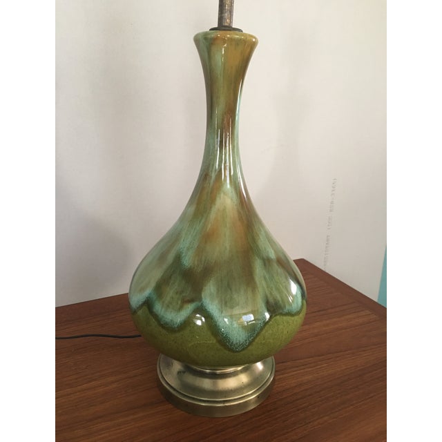 Large green lava drip lamp from the 70’s cool mid century lamp