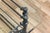 Black Vintage Giacometti Style Brutalist Sculptural Metal & Glass Coffee Table, 1970s For Sale - Image 8 of 18