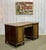 1950s Vintage English Desk in Walnut and Oak, 1950s For Sale - Image 5 of 18