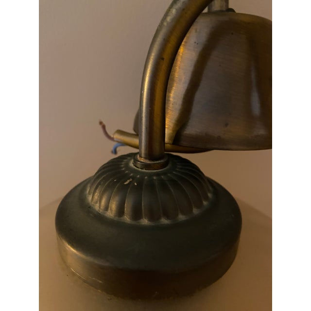 Vintage French See Delmas Sculptural Brass Pendant Light For Sale - Image 4 of 7