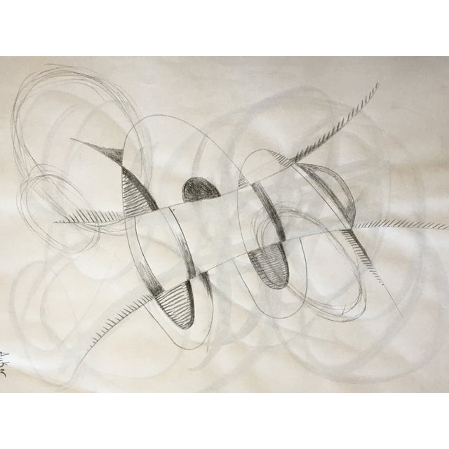 Inspired by physics and sci fi. Graphite and watercolor wash on paper.
