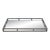 Modern Design Polished Chrome Dresser Top Mirror Tray For Sale