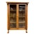 Antique Mission Arts & Crafts Quarter Sawn Oak Bookcase Display Cabinet For Sale